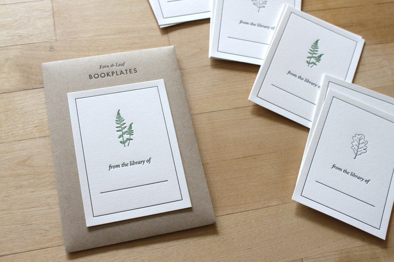 Bookplates by Moontree Letterpress