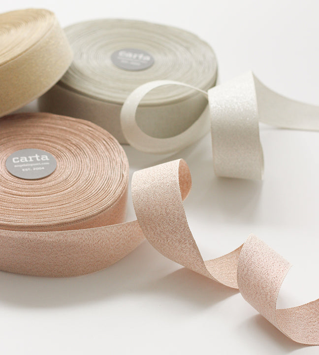 1.5 Inch Frayed Cotton Ribbon - Curio Collective