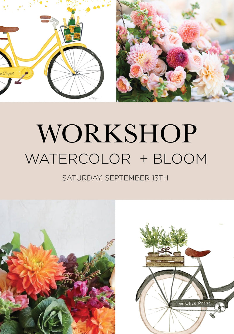 Workshop: A Floral Demonstration & Hands-On Watercolor
