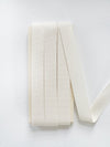 Tight weave cotton ribbon  5/8" width | wood paddle 10 yards