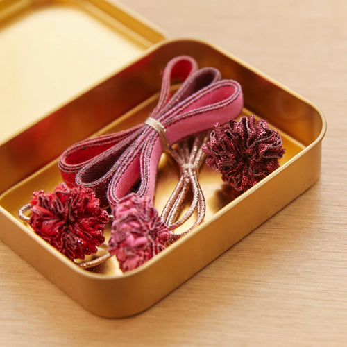 Ribbon flower jewelry kit by Maria Picci