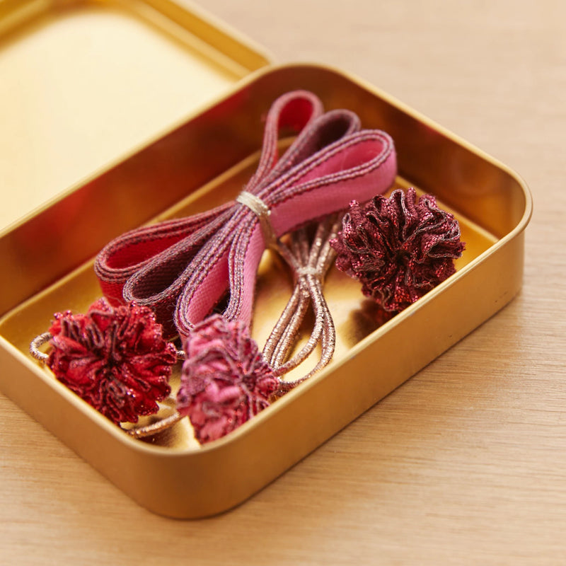 Ribbon flower jewelry kit with Maria Picci
