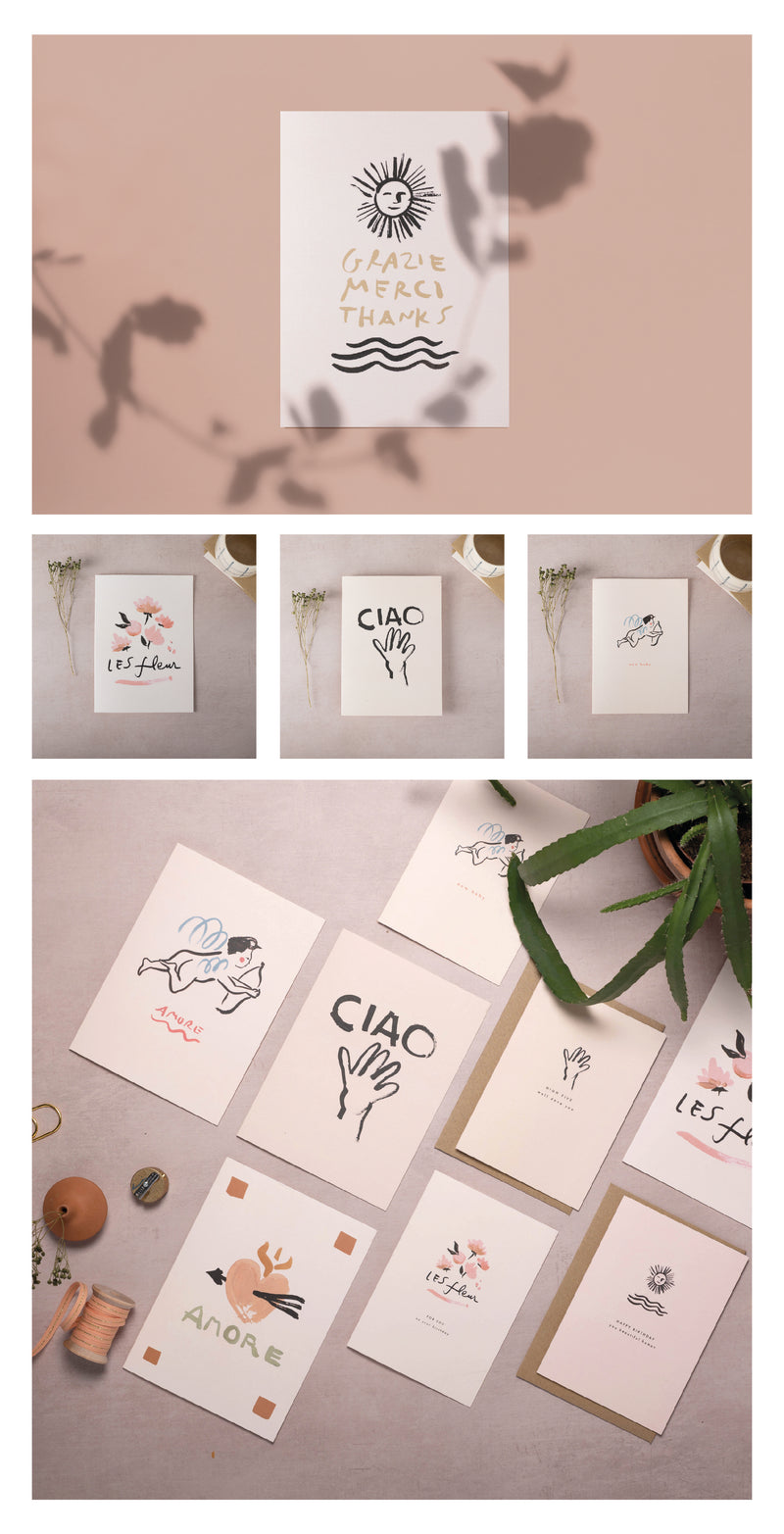 Greeting Cards by Katie Leamon x Ciao Chiara