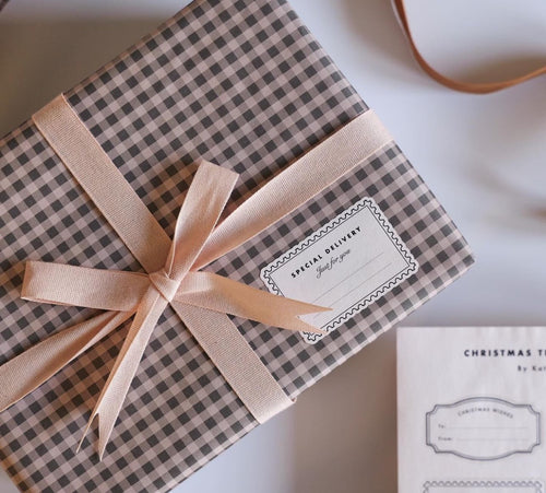 Heirloom wrapping paper by Katie Leamon