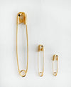 Safety pins - Gold plated