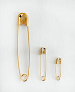 Safety pins - Gold plated