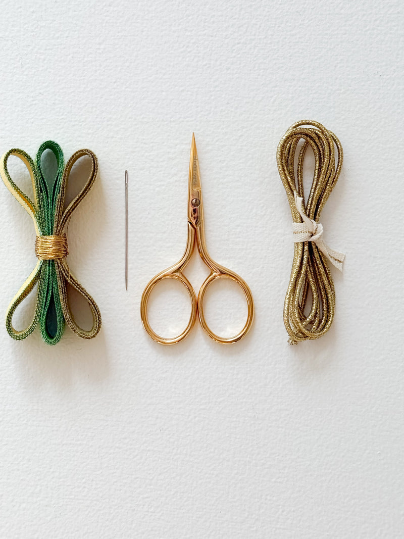 Ribbon flower jewelry kit with Maria Picci