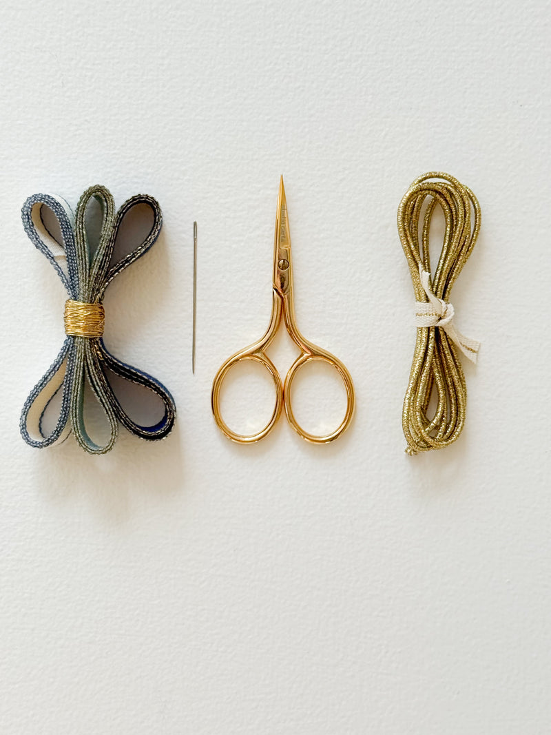 Ribbon flower jewelry kit with Maria Picci