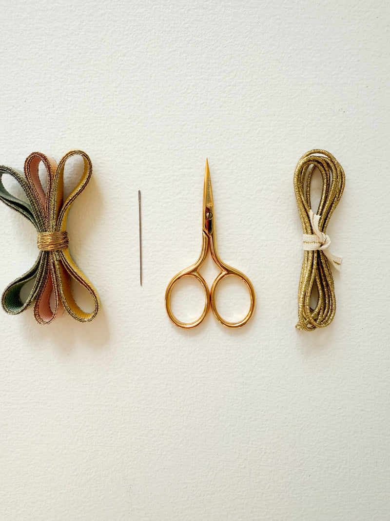 Ribbon flower jewelry kit with Maria Picci