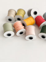 SALE - Cotton ribbon overrun spools, 1/4" width