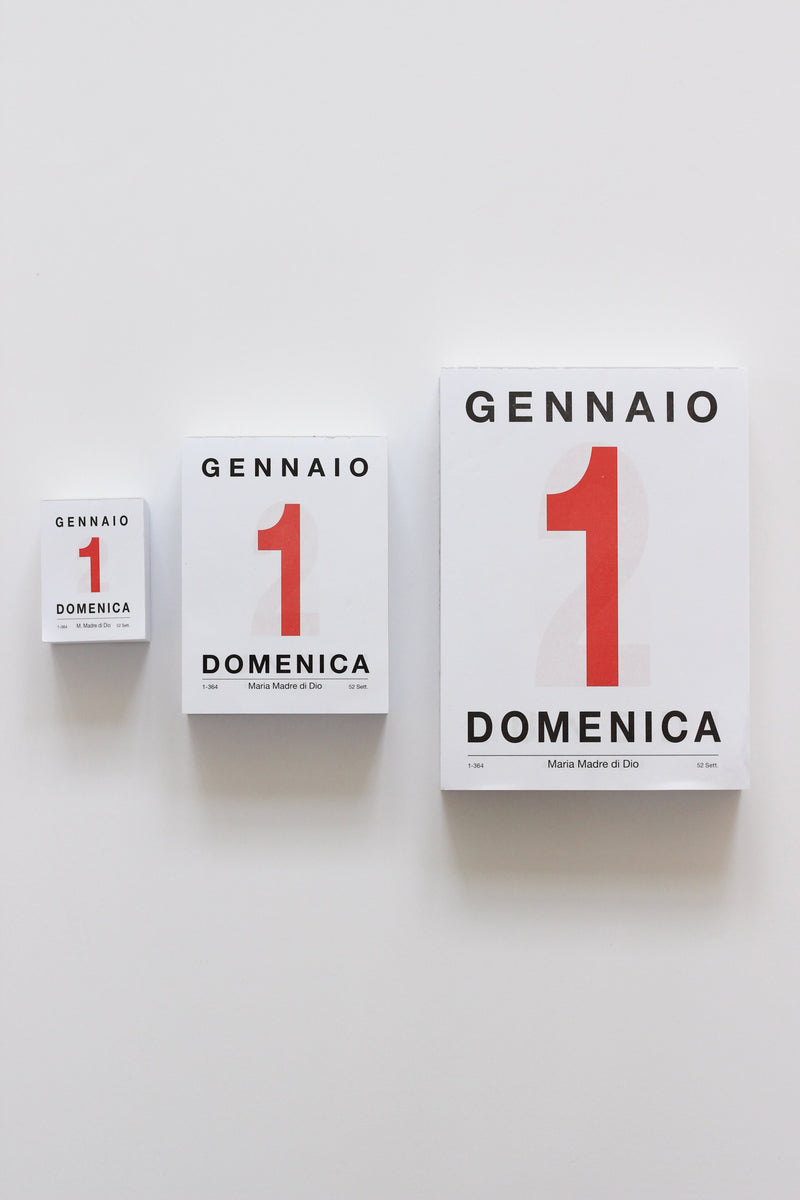 Italian desk calendar 2025 studio carta shop Italy Desk Calendar 2025
