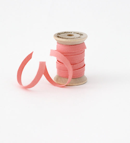 Wood spool 5 yards cotton ribbon