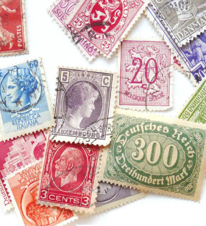 10 Vintage Green Mountain Stamps // New Hampshire Stamps 3 Cent Vintage  Stamps for Mailing