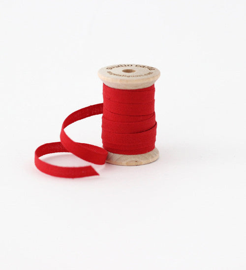 SALE - Wood spool 5 yards cotton ribbon