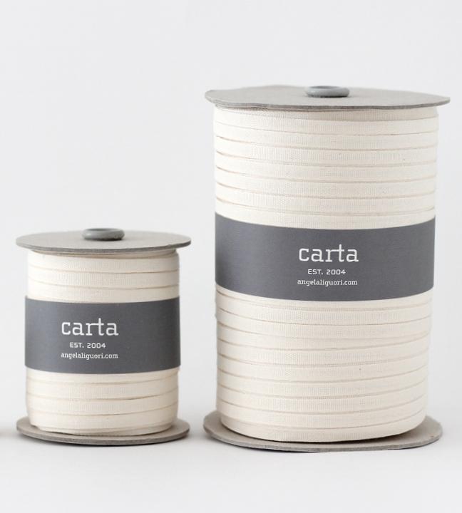 Tight weave cotton ribbon 1/4