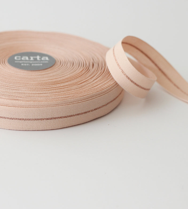 Metallic woven cotton ribbon 3/8” width – studio carta shop