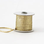 Metallic Braided ribbon 1/8" width, 109 yards