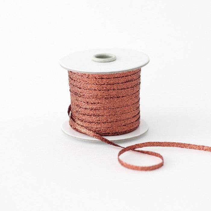 Braided Silver Ribbon Metallic Braided ribbon 1/8