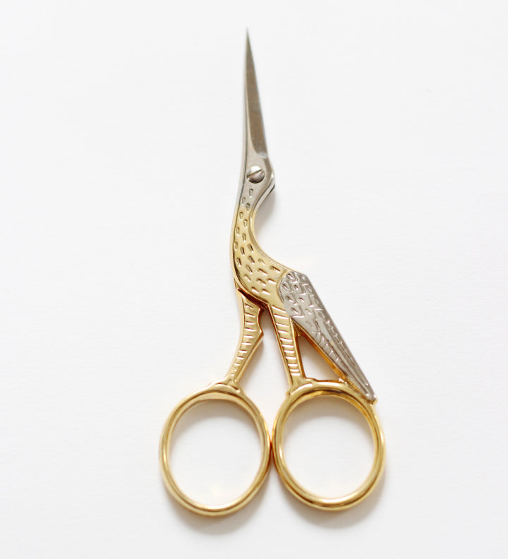 Set of tailor and embroidery scissors. Crane Small Scissors