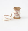 Metallic Line Wood Spool Cotton ribbon 1/4" width