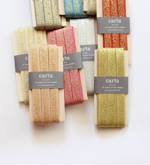V Studio Ribbon Metallic ribbon – studio carta shop
