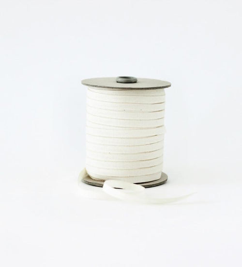Tight weave cotton ribbon 1/4" width