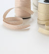 Metallic woven cotton ribbon 3/8” width